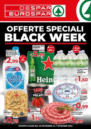 Volantino Despar Sardegna Black Week dal 26 novembre al 1° dicembre