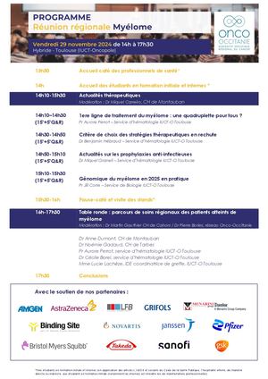 Programme RR Myélome Occitanie Ouest