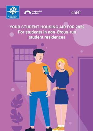HOUSING - CAF Benefit Application Residence (non-CROUS) Tutorial