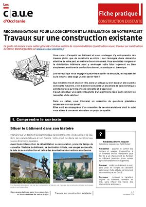 Bâtiment Existant - Guide de recommandations