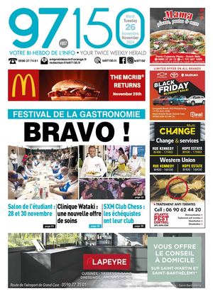 Journal le 97150 - Edition du mardi 26 novembre 2024 - N°857