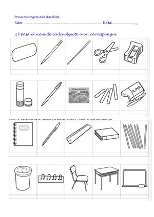 Prova Nouvinguts Aula D’acollida