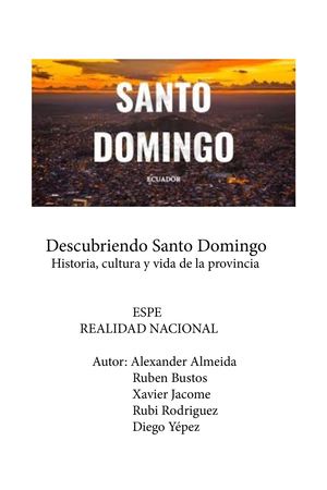 Descubriendo Santo Domingo Grupo 5