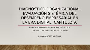 Diagnóstico Organizacional Evaluación Sistémica Del Desempeño Empresarial En La Era Digital