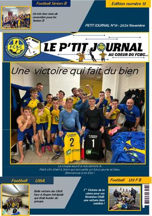 Petit Journal N°13 - 23 /24 Novembre 2024