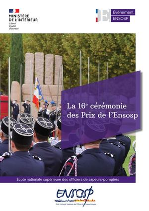 Prix De L'ensosp 2024 Plaquette De Présentation