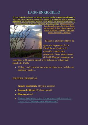 Lago Enriquillo