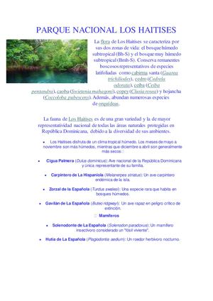 Parque Nacional Los Haitises