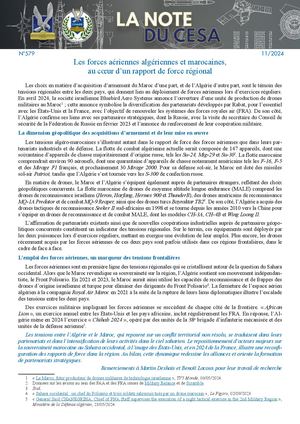 LA NOTE DU CESA N°579