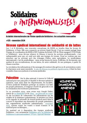 Solidaires International n°125