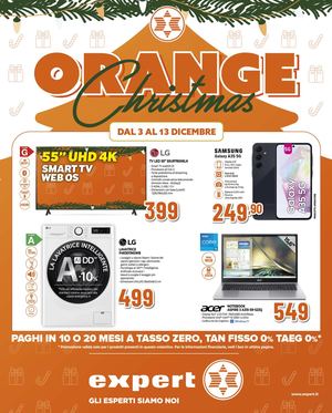 Volantino Expert Orange Christmas