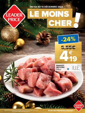 Leader Price Guyane - Catalogue "Préparez Les Fêtes" - 12P - S49-S50