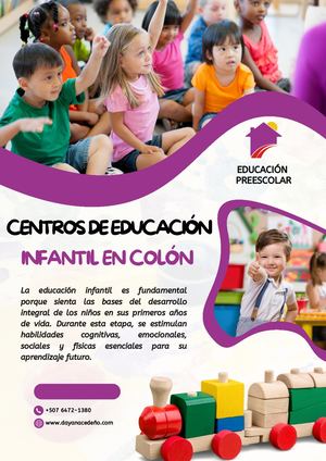 Centros de Educación Infantil en Colón