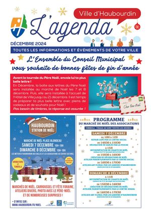 Agenda Décembre 2024