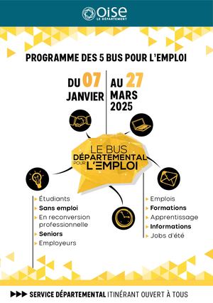 Programme 5 Bus pour l'emploi Janvier Mars 2025