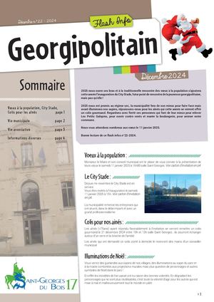 Flash Infos Décembre 2024