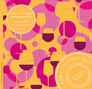 Gourmet 2for1 Gutscheinbuch 2025