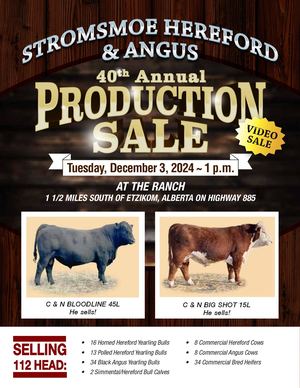 Stromsmoe Hereford & Angus 40th Annual Production Sale
