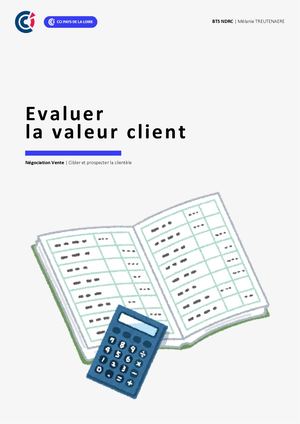 Négociation Vente Evaluer La Valeur Client (1)