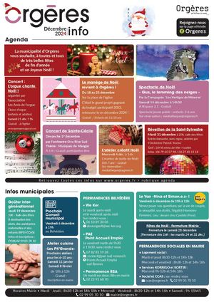 Lire Orgères Info - Décembre 2024