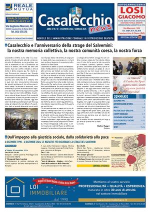 10 CASALECCHIO NEWS DICEMBRE 2024/GENNAIO 2025