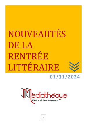 202411 Nouveautésdumoment