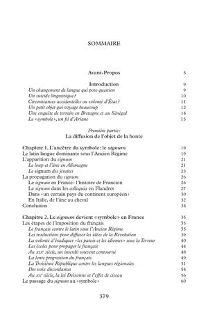 La Honte 379 383