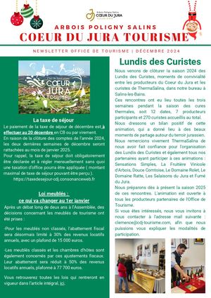 Newsletter Decembre 2024