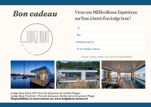 Chèque Cadeau Lodge Boat Lorient