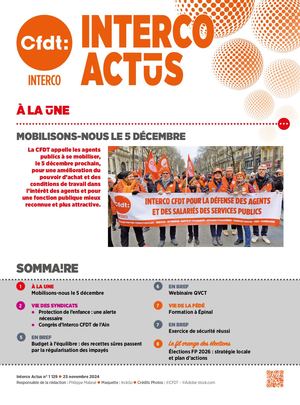Interco Actus n°1129 du 25 novembre 2024