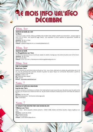 Mois Info de Décembre