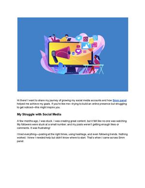 How I Boosted My Social Media With Smm Panel