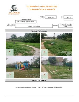 Punta Esmeralda Sur Deshierbe 1