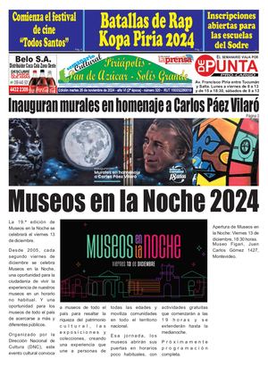 Semanario Piriápolis Cultural Martes 26 De Noviembre