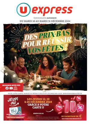 CATALOGUE DU MARDI 10 AU MARDI 31 DECEMBRE - U EXPRESS