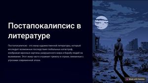 Постапокалипсис в литературе