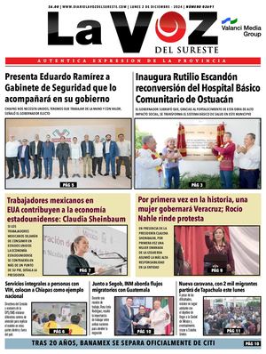 La Voz del Sureste 02 12 2024