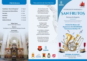 Tripticos Concierto San Frutos 2024