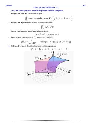 Tercer Examen Parcial Economia