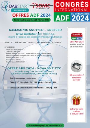 Offres Adf Gamasonic 2024