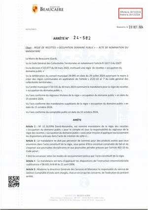 Fichier Parution Des Arrêtés 24 582 à 24 583 Du 28 10 2024