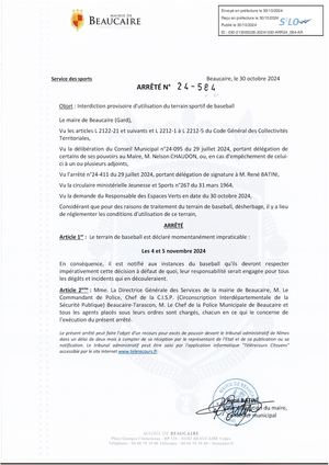 Fichier Parution De L'arrêté 24 584 Du 30 10 2024