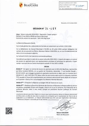 Fichier Parution Des Décisions 24 461 à 24 467