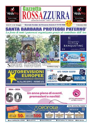 Gazzetta Rossazzurra 3 12 2024 Anno Ix N 24