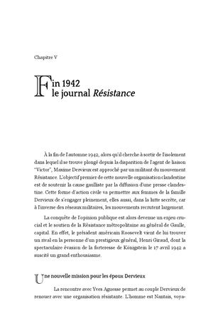 Bertrand-Trajan, Maxime Dervieux, une famille vendéenne dans la résistance-Extrait P 99 102