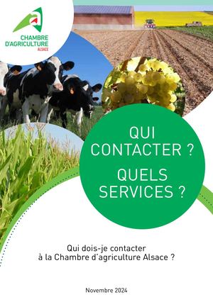 Qui contacter 2024 - Chambre d'agriculture Alsace