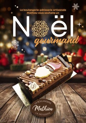 Carte Noel 2024 - Boulangerie Mathieu