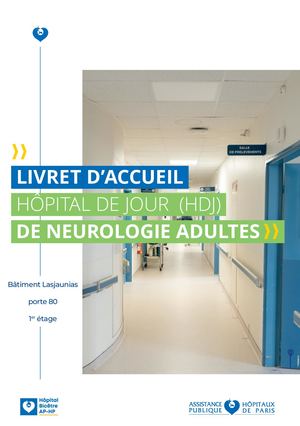 2024 12 02 Livret D Accueil Hopital De Jour Neurologie Adulte Bct