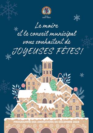 Programmation Noël 2024 Ville de Saint-Yrieix
