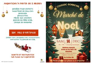 Marché De Noël 24 Coussac Bonneval